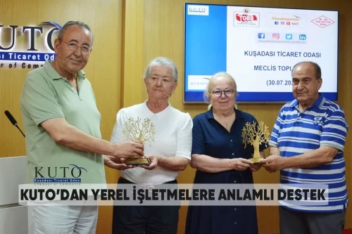 Kuşadası Ticaret Odası’ndan Başarılı Kadın Üreticilere Anlamlı Vefa